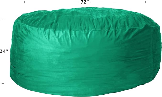 Sofa Sack Bean Bag Chair Cover, Aqua Marine - Image 3