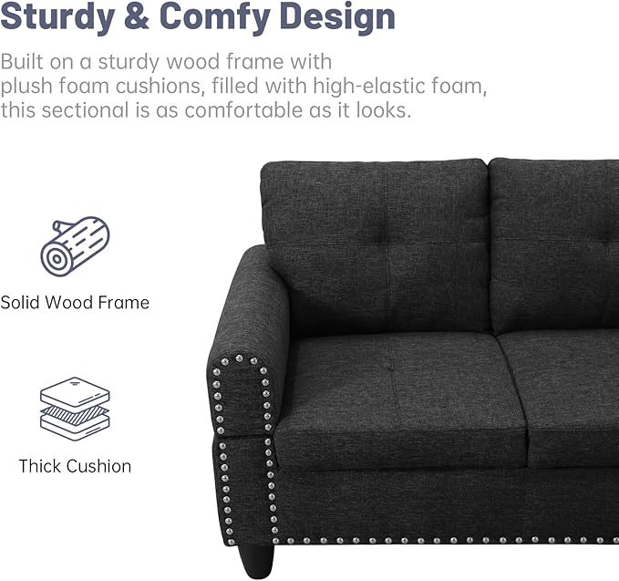 L Shaped Modular Sectional Sofa - Image 3