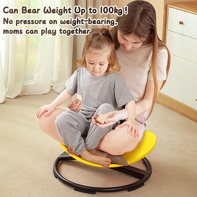 Kids Sensory Spinning Chair for Autism Ages 3+, Sit and Spin Swivel Chair for - Image 6