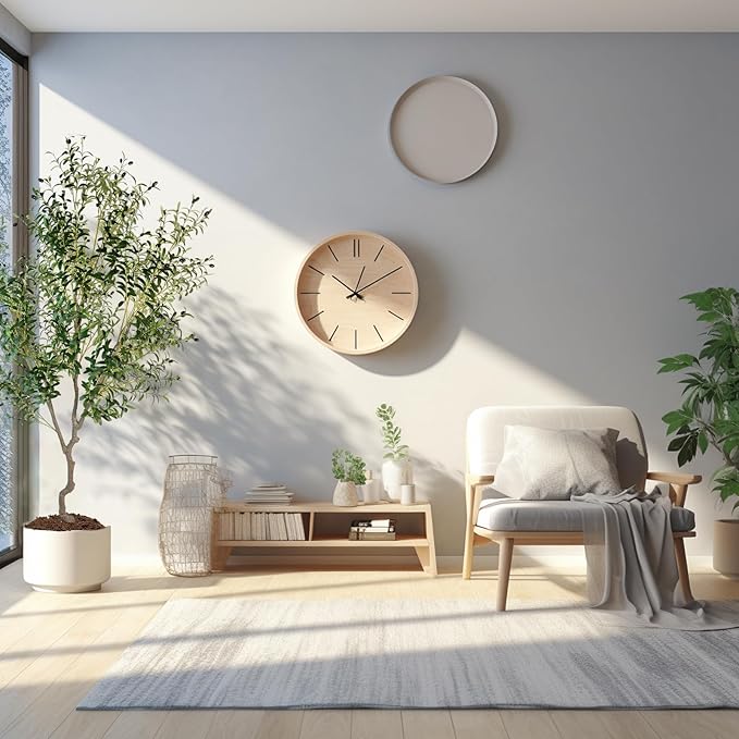 Artificial Tree Faux Olive Tree 8ft Tall Fake Olive Plant in Pot Fake Silk Tree - Image 9