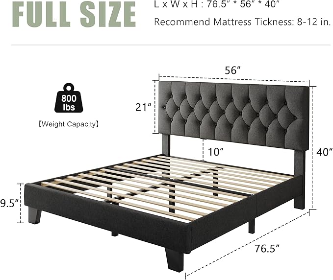 Feonase Full Size Platform Bed Frame - Image 2