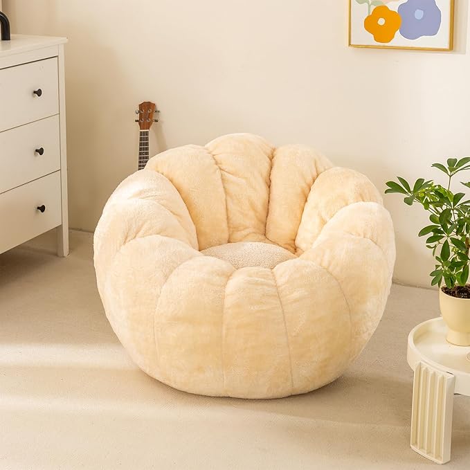 Pumpkin Bean Bag Sofa Chair, Bean Bag Chair by IEVENW