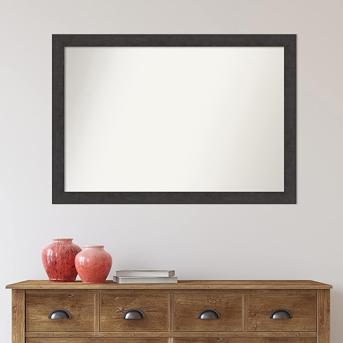 Amanti Art Brown Bathroom Mirror - Image 6