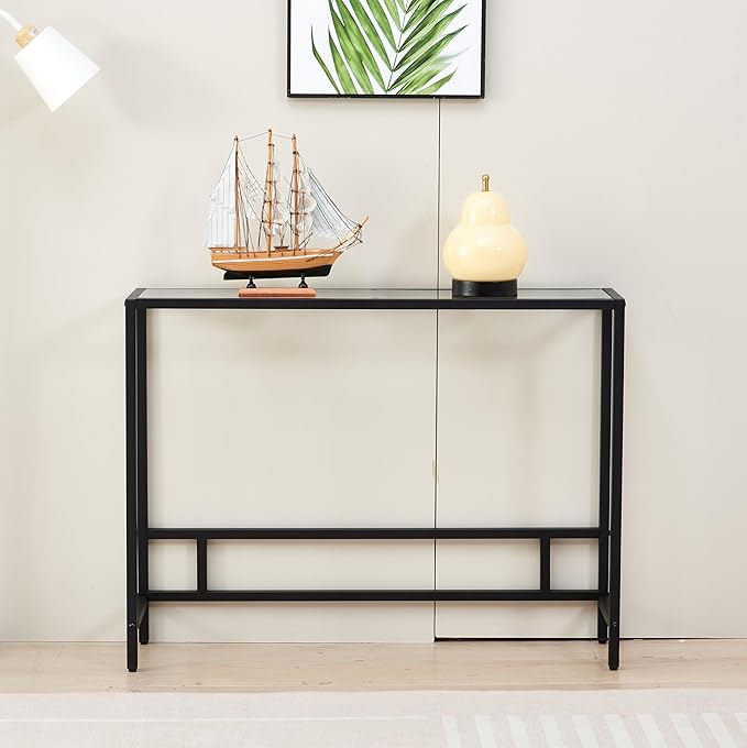 MAJARO Small Modern Console Table - Image 2