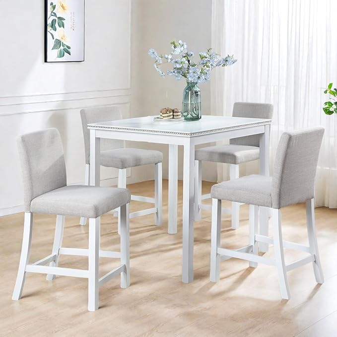 Dining Table Set for 4, 5-Piece Dining Room Table Set by Outdoorchairs