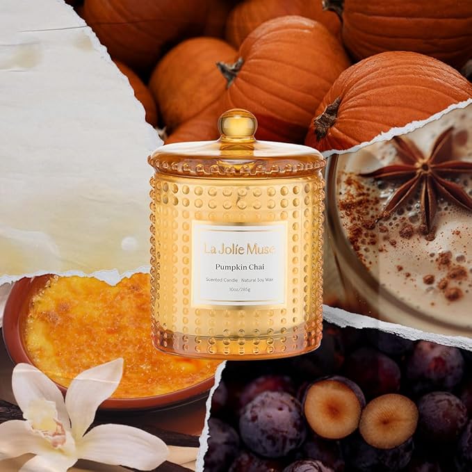 LA JOLIE MUSE Fall Candles – Pumpkin Candle - Image 2