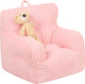 Kids Bean Bag Chair with a Plush Bear, Comfy Toddler Chair by MOMCAYWEX