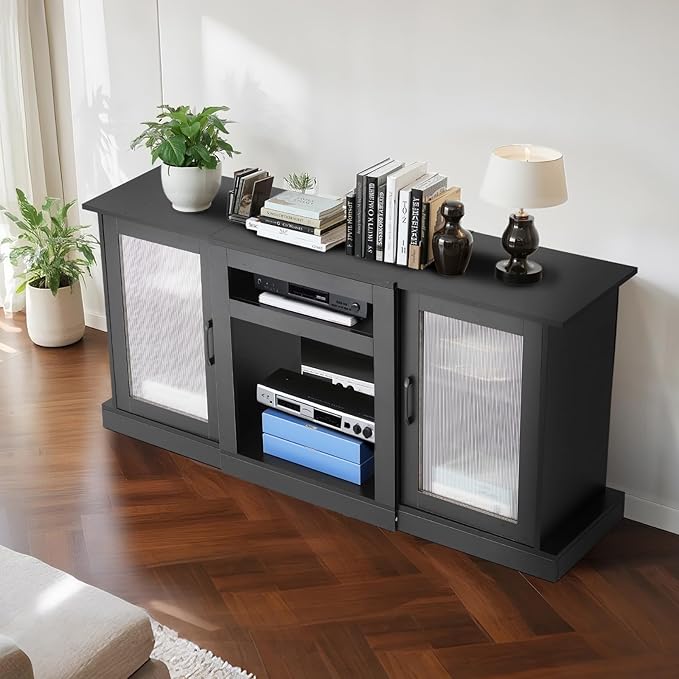VEVOR TV Stand for TVs up to 65 inch, Modern Entertainment Center - Image 8