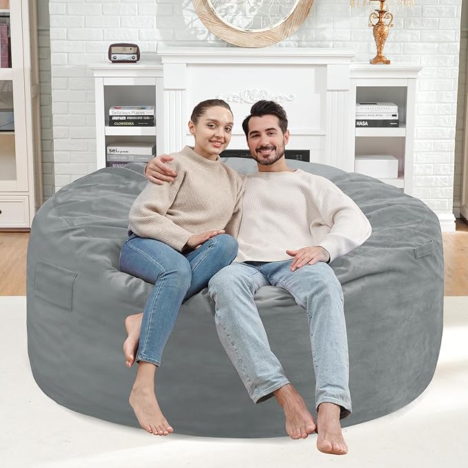 4FT Bean Bag Chair, Large Bean Bag Chairs - Image 2