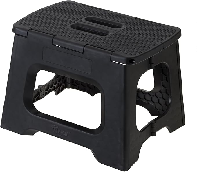 Vigar Compact Step Stool Foldable, 9-inch Step Stools by VIGAR