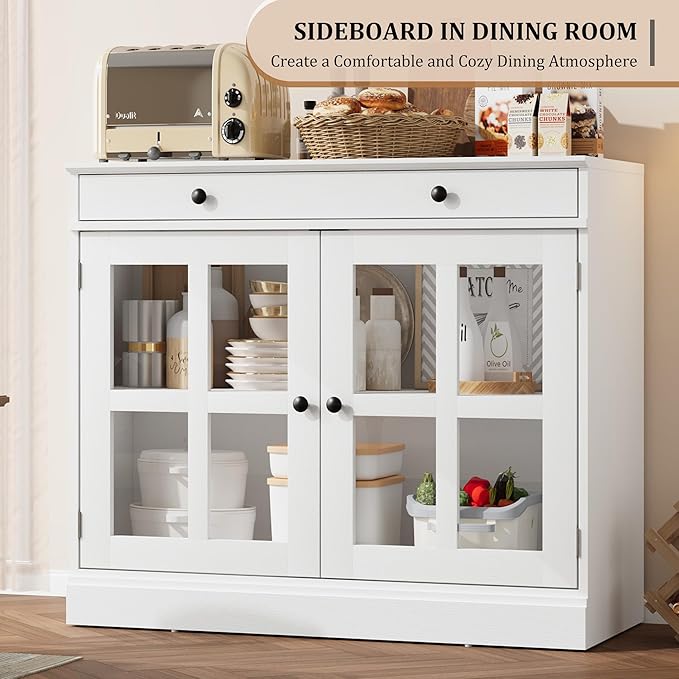 GarveeHome 35.4" Sideboard Buffet Cabinets - Image 6