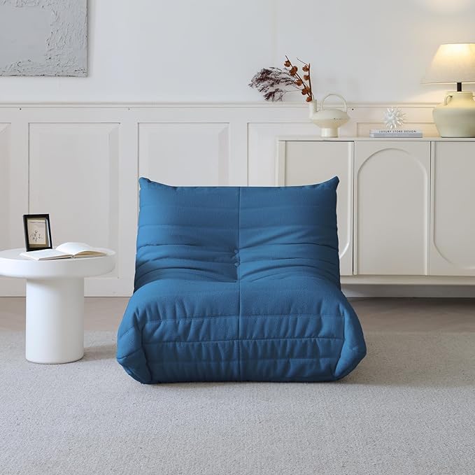 Luxury Sofa Couch Chair, Lazy Floor Seating, Fireside Bean Bag Chair, Ergonomic - Image 9