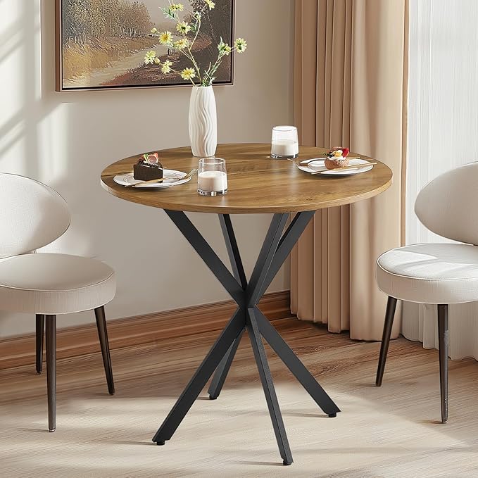 Unovivy 31.5" Small Round Dining Table by Unovivy