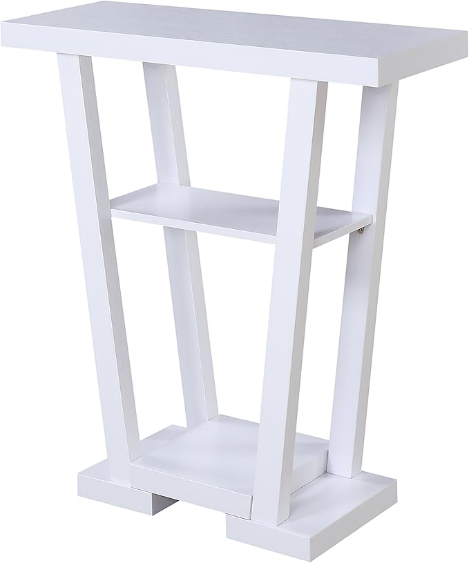 Convenience Concepts Newport V Console Modern Sofa Storage Shelves, Narrow by ConvenienceConcepts