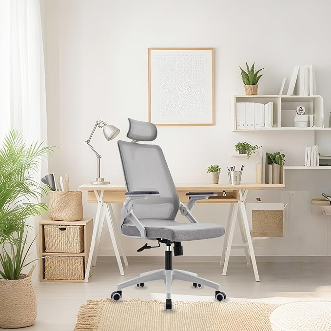 Ergonomic Swivel Task Chair High Back Home Desk Chair Computer Office Chair by Msdizuo