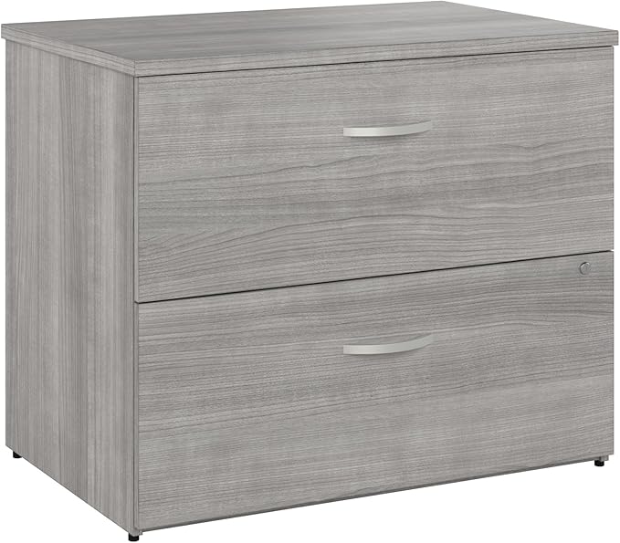 Bush Business Furniture Studio C 2 Drawer Lateral File Cabinet in Platinum Gray by BushBusinessFurniture