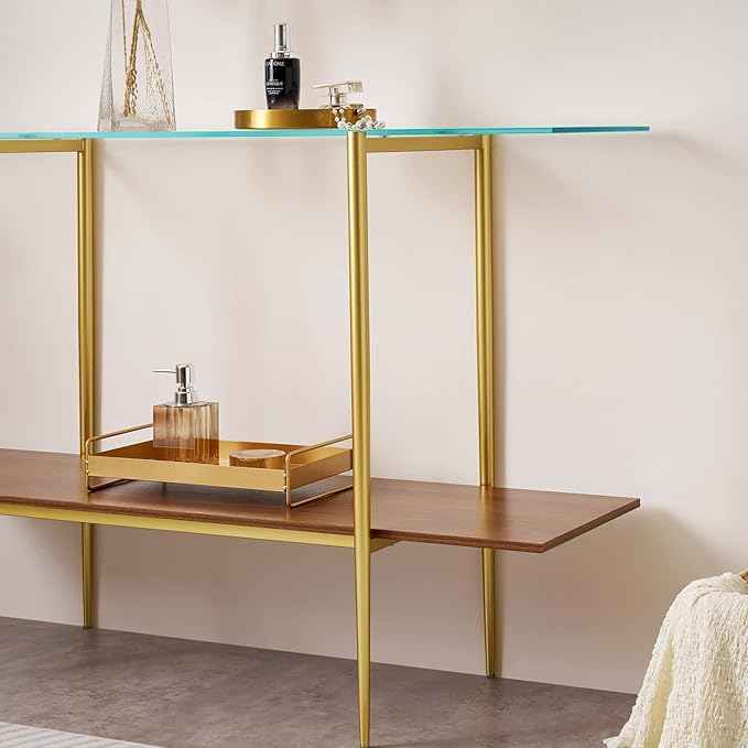 Extra Large Glass Console Table - Image 6