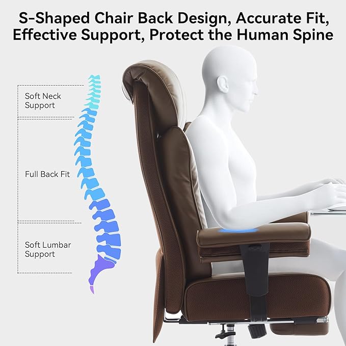 Big and Tall Ergonomic Office Chair 450LBS - Image 8
