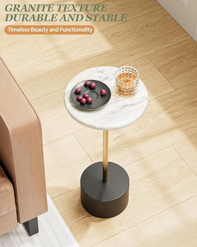 Drink Table Pedestal, Round Side Table, Drink Tables - Image 4