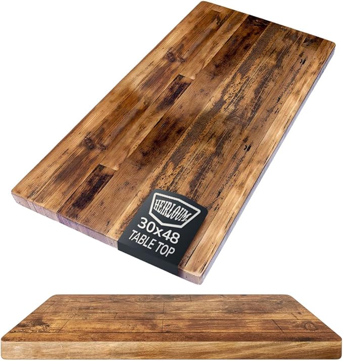 Reclaimed Wood Table Top by Heirloum