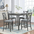 KEIKI 5-Piece Counter Height Dining Table Set by Unknown