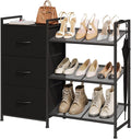 Somdot Shoe Rack, 3 Tier Shoe Organizer by Somdot