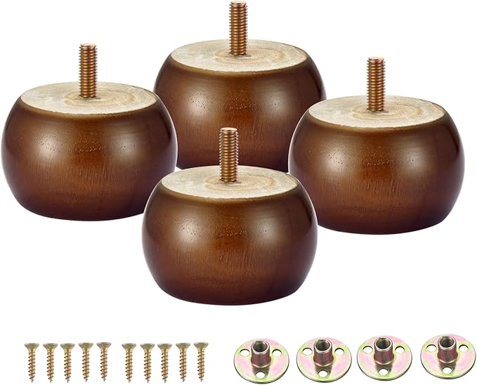 4PCS Wood Furniture Legs 2 inches Furniture Legs - Image 2