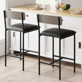 GarveeHome Bar Stools Set of 2, Upholstered Height Bar Stools by GarveeHome