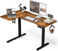 51" Reversiable L-Shaped Electric Standing Desk Adjustable Height Gaming Stand by Acrolix
