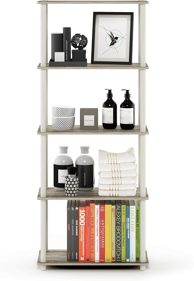 Furinno Turn-N-Tube 5-Tier Multipurpose Shelf / Display Rack / Storage Shelf / - Image 4