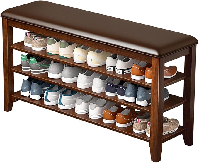 Shoe Rack Bench Entryway Storage by Taitiy