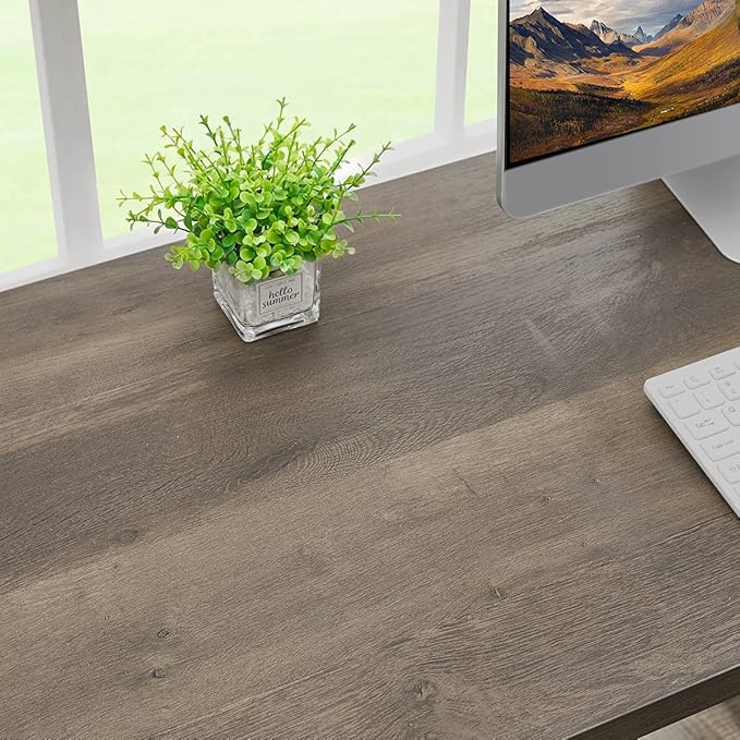 FATORRI L Shaped Desk, Industrial Reversible Home Office Computer Desk - Image 7