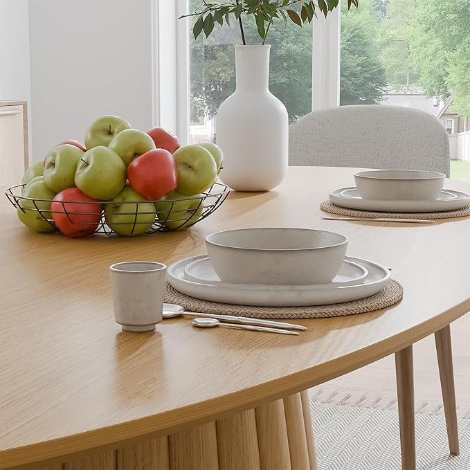 Casaphoria 67" Oval Dining Table, Modern Wood Kitchen Table - Image 7