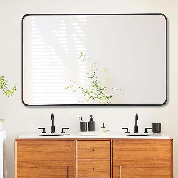 30x48 Inch Rectangle Bathroom Mirror by Bonverre