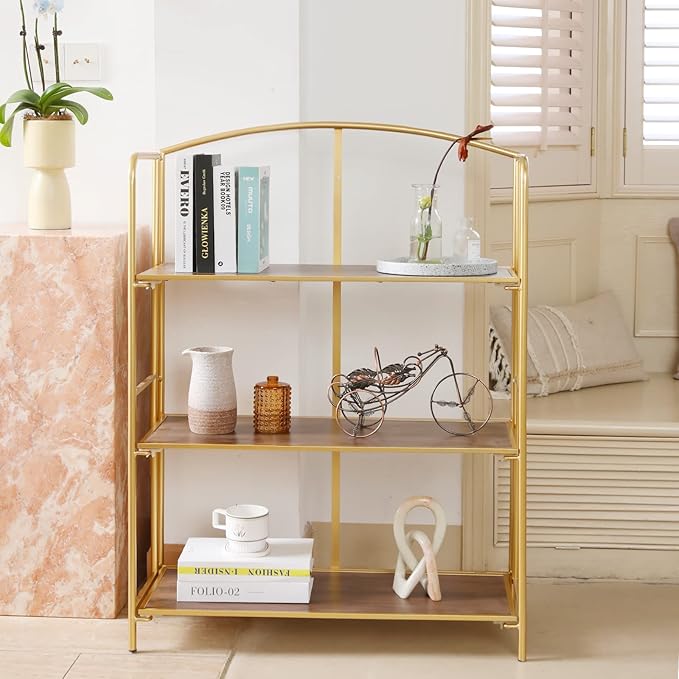 Crofy No Assembly Folding Bookshelf - Image 7
