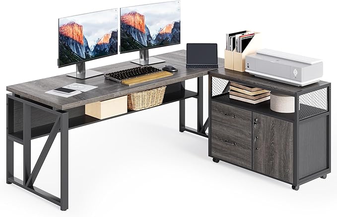 LITTLE TREE 63-Inch Office Desk by LITTLETREE