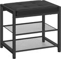HOOBRO Small Shoe Bench, 3-Tier Shoe Rack, Shoe Storage Bench by HOOBRO