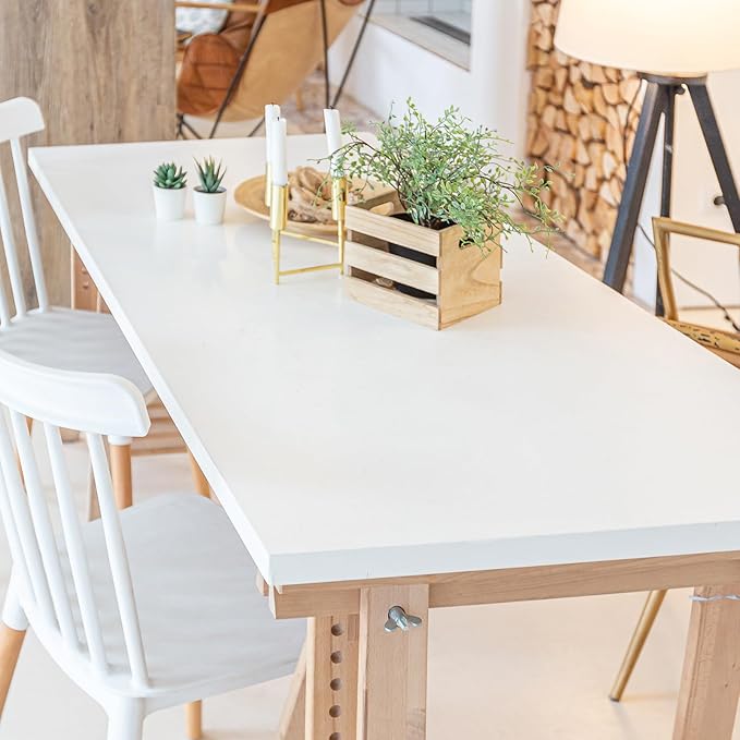 Kaboon 48"x26" Universal Table Top, Solid One-Piece Desktop, Reversible - Image 6