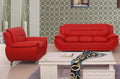 Container Furniture Direct Michael Sofa And Loveseat Red by ContainerDirect