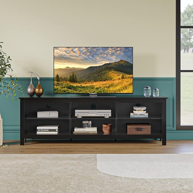 Panana TV Stand, Moden 6 Cubby TV Stand by Panana