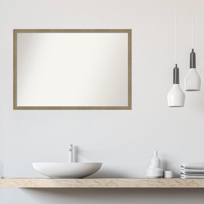 Amanti Art Grey Bathroom Mirror - Image 6