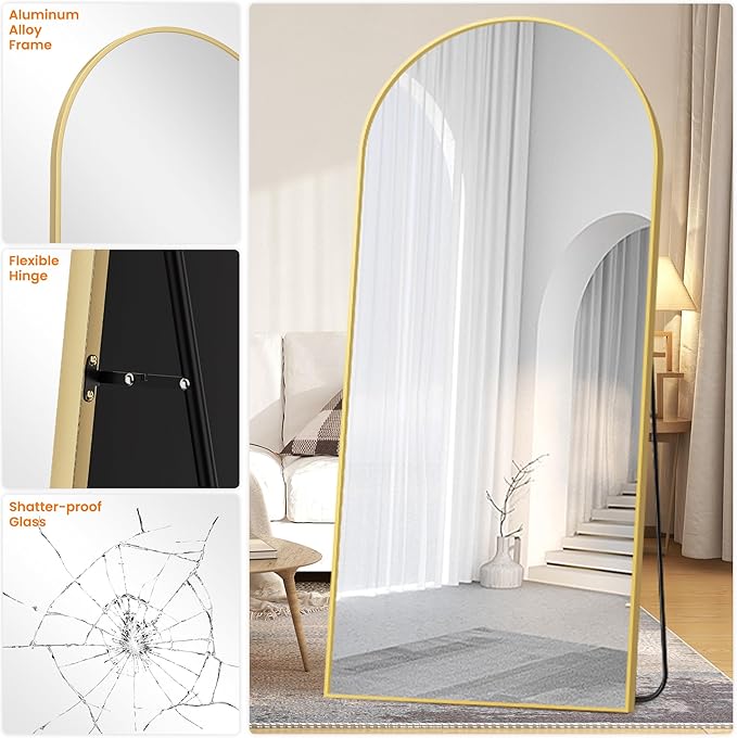 Full Length Arched Mirror, Living Room, Dressing Room - Image 8
