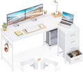 Casaottima L Shaped Desk with 4 Drawers, Reversible Kids Study Table with CPU by Casaottima