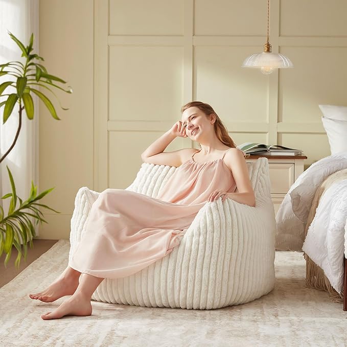 Giant Bean Bag Chairs for Adults Teens, Large Bean Bag Sofa Chairs - Image 6