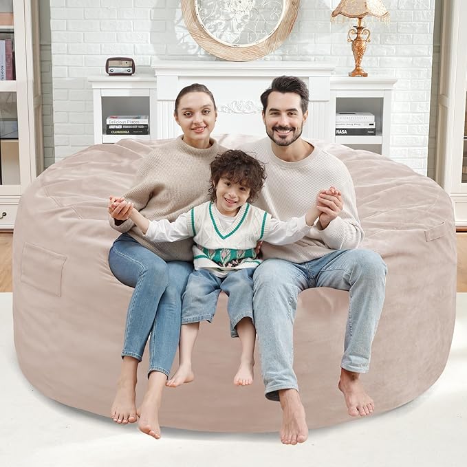 5FT Bean Bag Chair, Large Bean Bag Chairs - Image 2