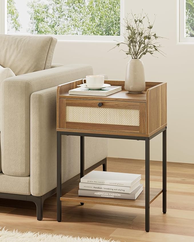 Nightstand, 3-Tier Modern Night Stand, Bedside Table - Image 4