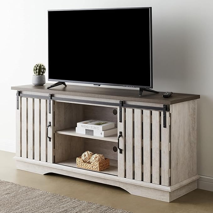 ROCKPOINT Modern Farmhouse Sliding Fence Door Stand - Image 2