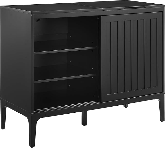 Crosley Furniture Asher Media Console and Record Player Stand - Image 5