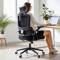 Big and Tall Ergonomic Office Chair - 400LB Comfy Desk Chairs by LaoJawBow