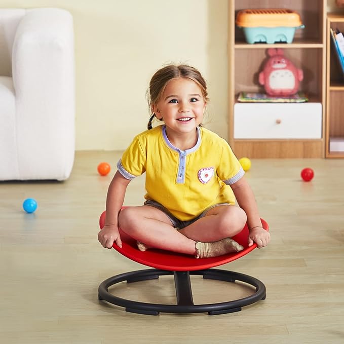 VEVOR Kids Swivel Chair, 220 LBS Capacity, Sensory Spinning Chair, Autistic - Image 2